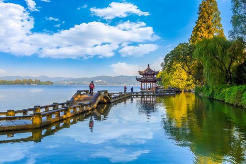 West Lake In Hangzhou, China