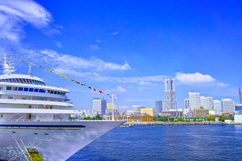 Cruise Liner Yokohama Port