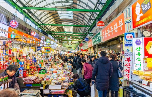 Gwangjang Market Seoul South Korea