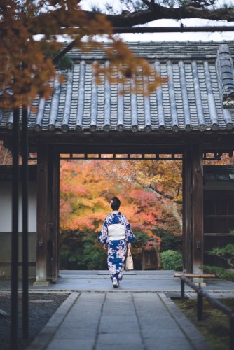 Kyoto Passageway Portrait