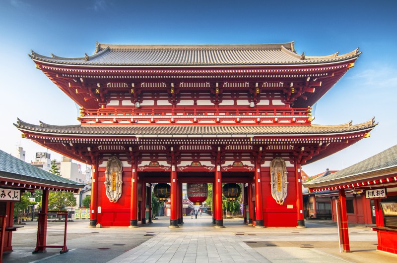 5 Day Tokyo & Mount Fuji Private Tour Package - June 1, 2016. Asakusa, Tokyo At Sensoji Temple's Hozomon Gate.