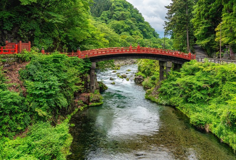 World Heritage Nikko Walking Tour - The Scenic Shinkyo Bridge In Nikko. Tochigi Prefecture, Japan.