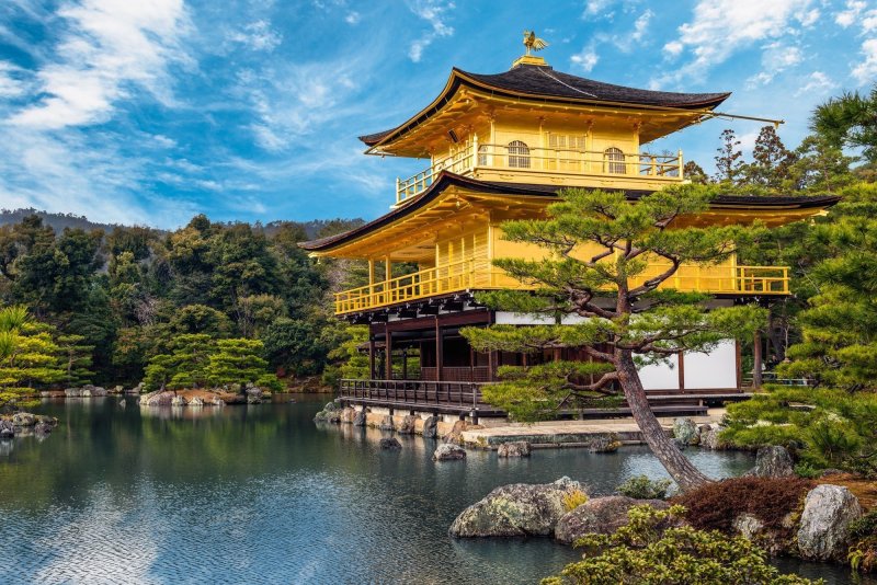 11 Day Budget Japan Tour - The Golden Pavilion (kinkaku-ji) Of Kyoto, Japan.