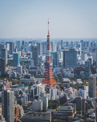 Tokyo Tower Day Skyline